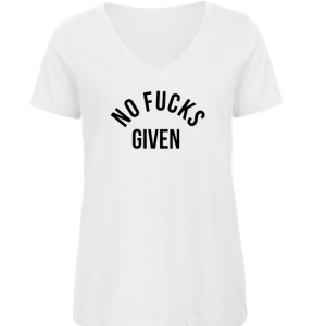 T-shirt no fucks given